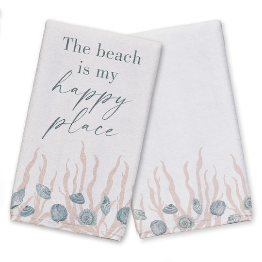 Beach Is My Happy Place Tea Towel Set